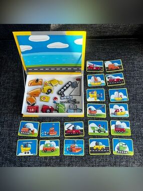 Janod Magnetic Vehicles Set